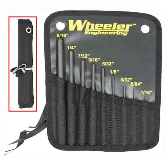 WHEELER 9-PC ROLL PIN PUNCH