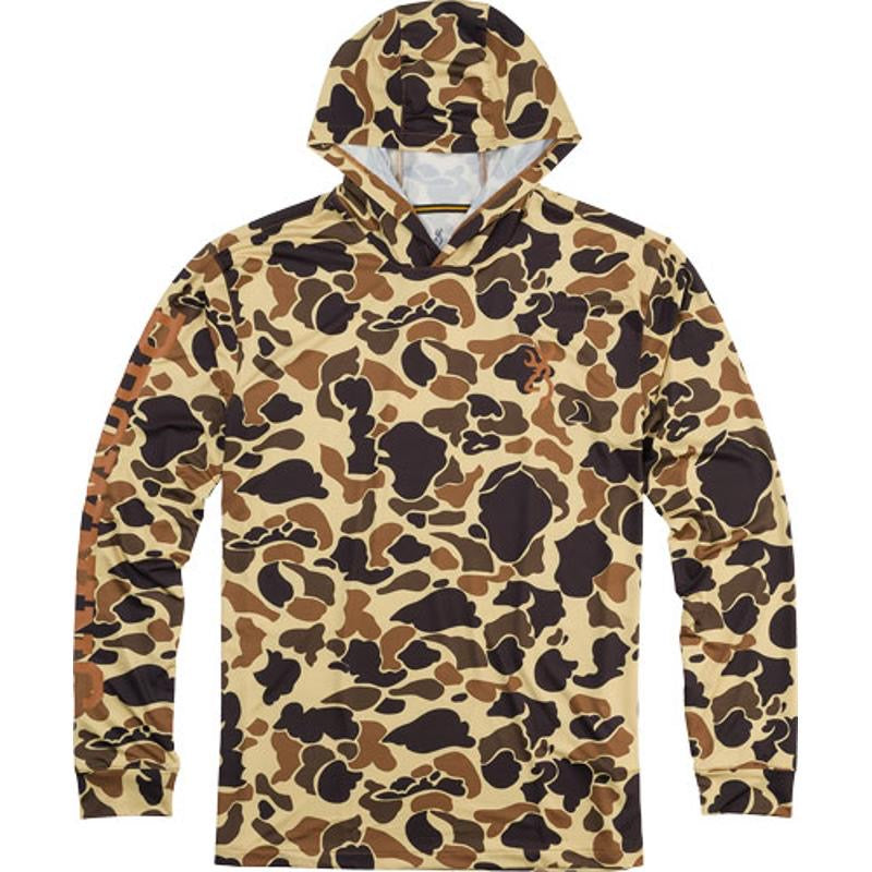 BROWNING HOODED L-SLEEVE TECH - Default Title (3010861203)