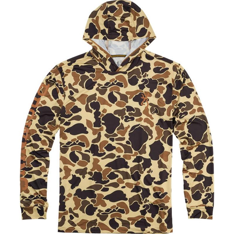 BROWNING HOODED L-SLEEVE TECH - Default Title (3010861205)