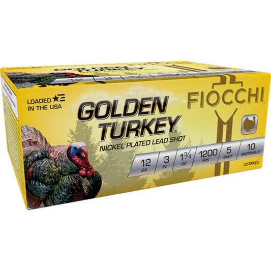 FIOCCHI GLDN TURKEY 12GA. 3" - Default Title (A123TRKC5)