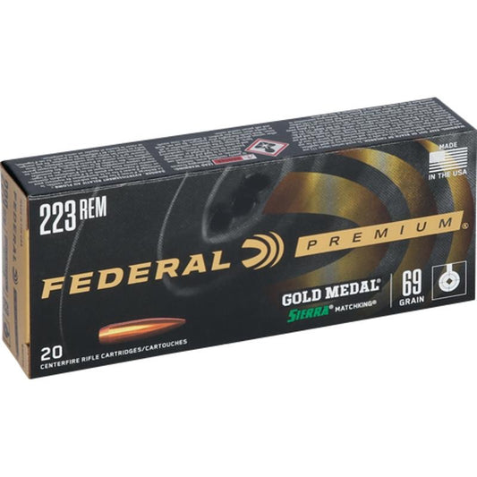 FEDERAL GOLD MEDAL 223REM 69GR - Default Title (AGM223M)